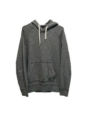 American Eagle Men's Heather Gray Drawstring Hoodie Sweatshirt Size Medium